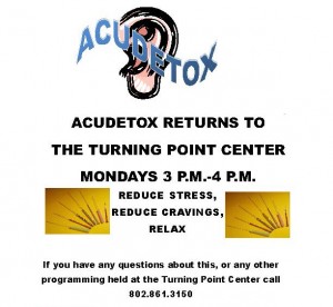 Accudetox returns to the Turning Point Center