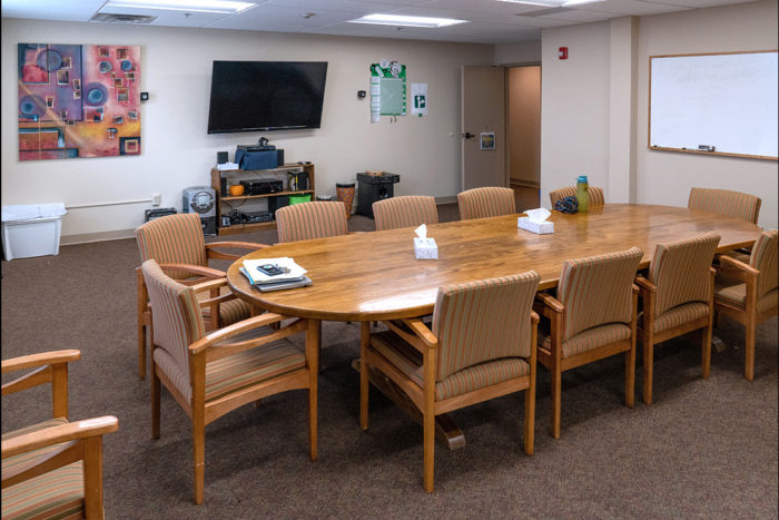 Conference room at the Turning Point Center
