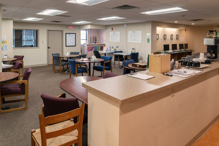 Community Room at the Turning Point Center