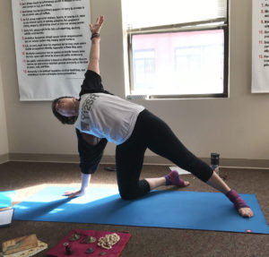 Yoga class at Turning point Center